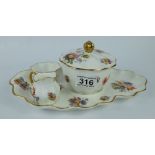 Royal Doulton Burslem floral tea for one set