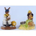 Royal Doulton Bunnykins Mermaid DB263 and Deep Sea Diver DB273 (both boxed)