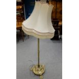 Arts and crafts telescopic standard lamp converted to electric