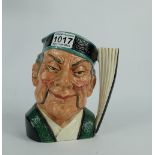 Royal Doulton large character jug The Mikado D6501  ( small chip to top of fan)