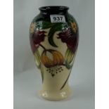 Moorcroft Anna Lily vase height 26cm