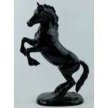 Beswick rearing black Welsh Cobb on base 1014