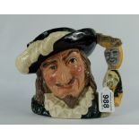 Royal Doulton Large Sized Character Jug SCaramouche D6774 Ltd Edt Retailers Colourway