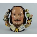 Royal Doulton Large Sized Two Handled Character Jug William Shakespeare D6933 Ltd Edt