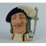 Royal Doulton Large Sized Character Jug Athos D6827 Ltd Edt Special Colourway