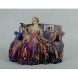 Royal Doulton Figure Sweet and Twenty HN1549 Impressed date 1937 (Corner of fan damaged and