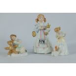 A collection of Royal Doulton figures Bunny Bedtime HN3370,