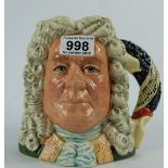 Royal Doulton Large Sized Great Composers Character Jug Handel D7080