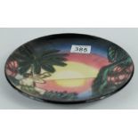 Moorcroft year plate 2000 Birth of light, limited edition ( seconds silver line mark),