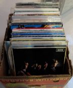 A collection of LPs and singles from the