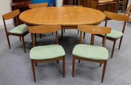Early G Plan Teak extending table and ma
