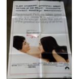A "Vintage Romeo & Juliet" Film Poster Paramount Pictures. Small crease fold hole.1040 x 690mm