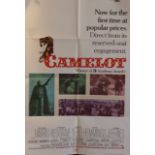 A Vintage "Camelot" Film Poster Panavision. Good condition, chemix. 1020 x 710mm