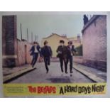 An Original 1964 USA "Beatles A Hard Day's Night" Lobby Card United Artists Corporation, numbered