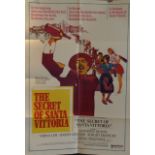 A Vintage "The Secret of Santa Vittoria" Film Poster United Artists. Folds. 1020 x 710mm