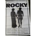 A Vintage Rocky Film Poster United Artists. Good Condition. 1010 x 700mm