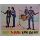 An Original 1964 USA "Beatles A Hard Day's Night" Lobby Card United Artists Corporation, numbered