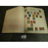 Album of mostly pre war stamps incl. Penny Reds, Blue Etc