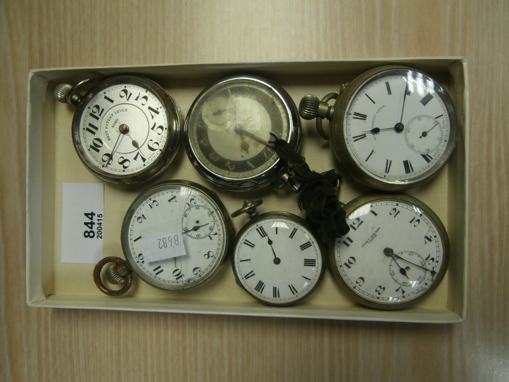 Collection Victorian and later pocket watches incl. silver cased example