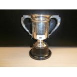 1938 Silver trophy 'Bishops Waltham Spring Show'