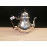 Heavy silver teapot