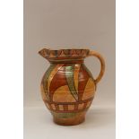 Charlotte Rhead 'Florentine' pattern jug 4752, 22cm high CONDITION REPORT Perfect condition