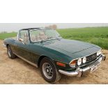 1977 Triumph Stag Convertible, Registration No JRN 754S - V8 engine, automatic transmission.