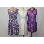 Ladies' vintage dress 1950s to 1970s period, cotton day dresses,