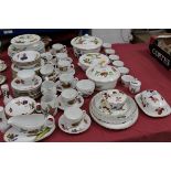 Extensive Royal Worcester Evesham pattern tea and dinner service (76 pieces) CONDITION REPORT