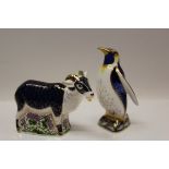 Royal Crown Derby limited edition paperweight - Billy Goat no. 53 of 150, boxed with certificate and