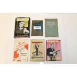 Books - Ventriloquism & Magic 1920s - 1960s selection including Maurice Harling 'A Short Cut to