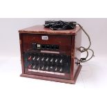 1950s GPO 2+4 switchboard with dolls' eye indicators,