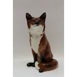 Beswick fireside model of a fox, 31cm high CONDITION REPORT Very good condition