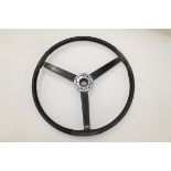 Late 1930s Bentley Sports steering wheel with three struts, 45cm diameter CONDITION REPORT