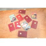 Books - ten leather-bound pocket Kiplings (W. E.
