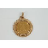 Germany - a gold medallion 'Commemorating The Opening of Wulmstorf Swimming Pool' in yellow metal