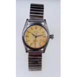 1940s gentlemen's Rolex Oyster Speedking Precision wristwatch with manual wind movement,