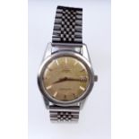 1960s gentlemen's Omega Seamaster Automatic wristwatch, circular dial with date aperture,