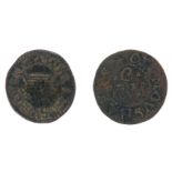 Essex - Moulsham 17th century Farthing tokens - Charles Clarke ¼ Dyers Arms.