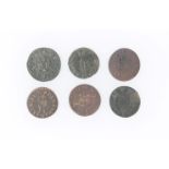 Essex - Coggeshall 17th century Farthing tokens - Moses Love ¼ Shuttle, Slay Maker,