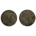 Essex - Foxearth 17th century Farthing token - Tho. Brinknell ½ 1657 (V. Rare).