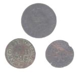 Essex - Bardfield 17th century Halfpenny and Farthing tokens - Robert Bowyer,