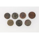 Essex - Chelmsford 17th century Farthing tokens - Francis Arwaker ¼ Arms,