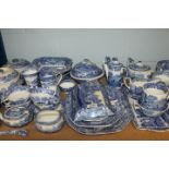 Copeland Spode Italian pattern dinnerware including teapots, dishes and tureens (51 pieces)