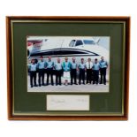 HRH Diana Princess of Wales - signed 1992 Royal Presentation colour photograph of The Princess with