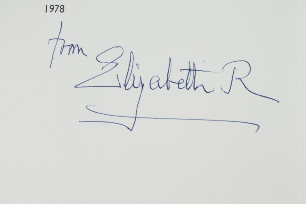 HM Queen Elizabeth The Queen Mother - four signed Royal Christmas cards - 1975, 1976, 1977 and 1978, - Image 2 of 4