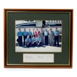 HRH Diana Princess of Wales - signed 1991 Royal Presentation colour photograph of The Princess with
