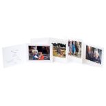 HM Queen Elizabeth II and The Duke of Edinburgh - four Royal Christmas cards - 1999, 2000,