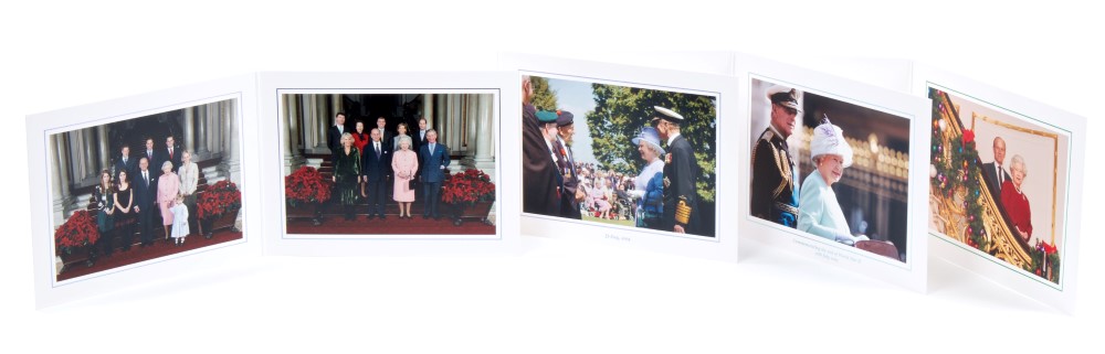 HM Queen Elizabeth II and The Duke of Edinburgh - four Royal Christmas cards - 2004, 2005,