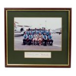 TRH The Prince and Princess of Wales - signed 1990 Royal Presentation photograph with The Royal